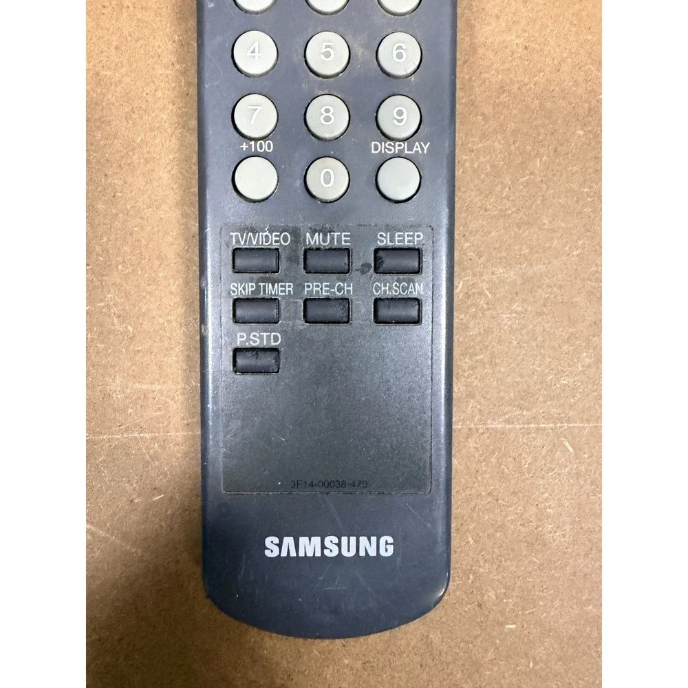 Samsung 3F14-00038-470 TV Remote Control Gray OEM Replacement